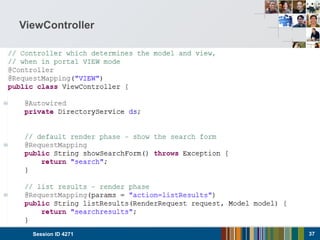 ViewController
Session ID 4271 37
 