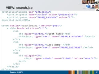 VIEW: search.jsp
Session ID 4271 42
 