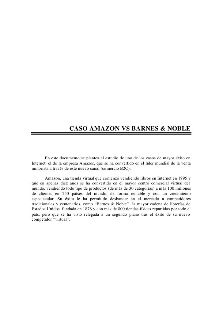 01a Caso Amazon Vs Barnes Noble Planteamiento