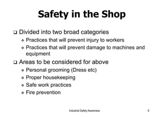01a machine shop safety | PPTX