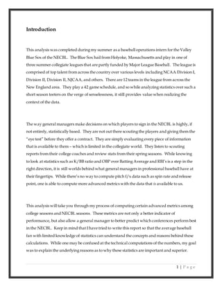Statistical Model Report | DOCX