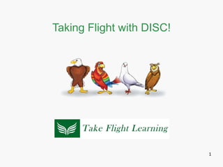 Taking Flight with DISC!
1
 