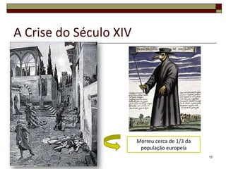 A Crise do Século XIV




                        Morreu cerca de 1/3 da
                         população europeia
                                                 15
 