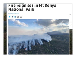 FIRE IN THE TROPICS: Understanding, foreseeing and acting on future fire risk in tropical landscapes 