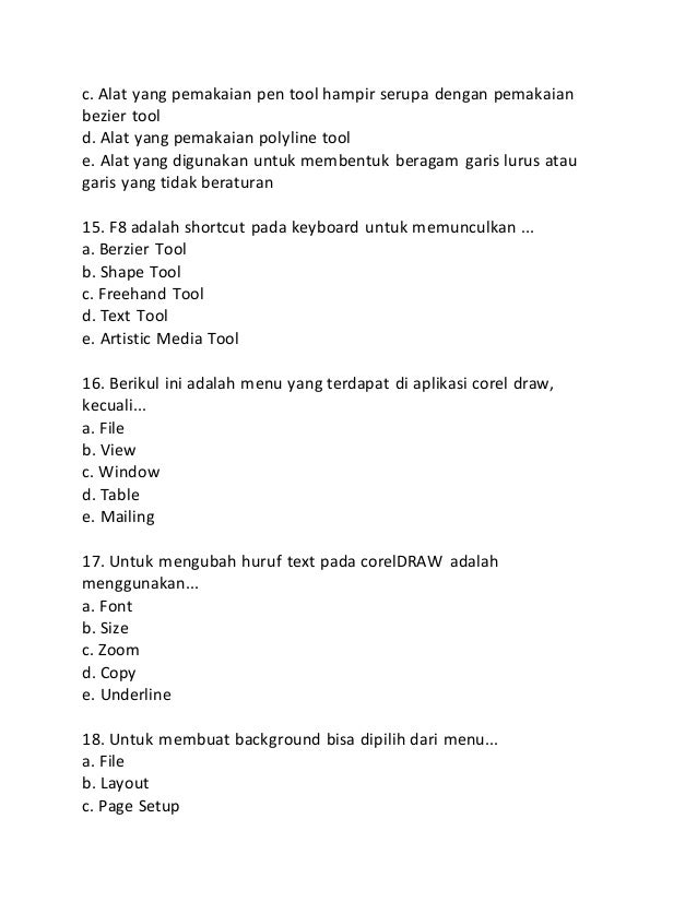 Soal Tik Soal Tik