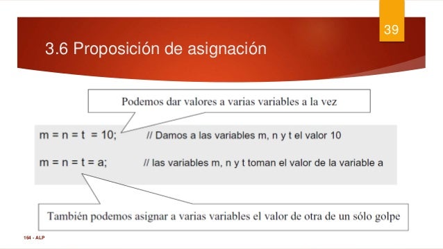 Resultado de imagen para proposiciÃ³n de asignaciÃ³n