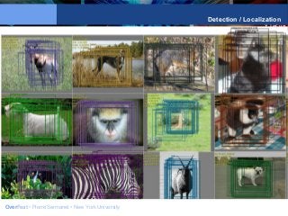 Y LeCun
Detection / Localization
OverFeat • Pierre Sermanet • New York University
 