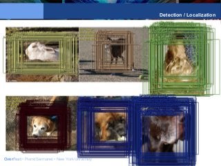Y LeCun
Detection / Localization
OverFeat • Pierre Sermanet • New York University
 