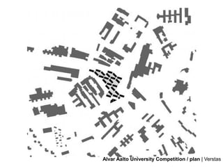 Architectural Analysis
 morphological
The word “morphology” has been used to indicate
(…) a dimensional scale and complexity of relations
higher than the single building element
and than its designed form.
Gregotti 1995
 