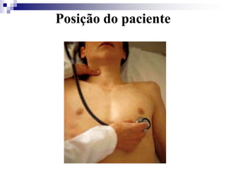 Paciente em decúbito dorsal