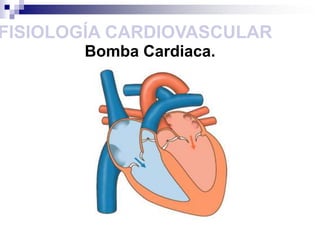 FISIOLOGÍA CARDIOVASCULARCORAZÓNCOMO BOMBAELÉCTRICO              SISTEMA DE                                         CONDUCCIÓN.SOSTÉN                   VÁLVULAS