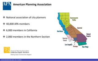 COVID CONVERSATIONS 2020 | APA + PLANRED
American Planning Association
v National association of city planners
v 40,000 AP...