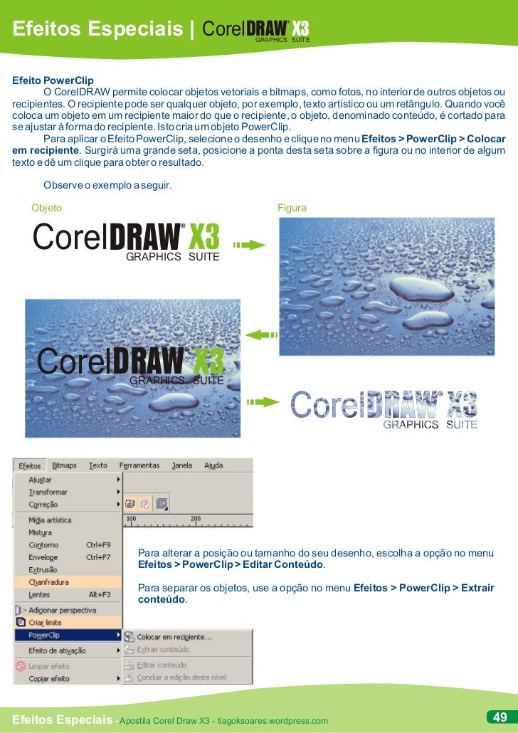 Powerclip in coreldraw x3 manual