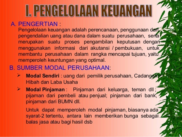 Business plan aspek keuangan image