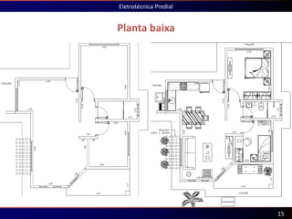 Planta baixa
Eletrotécnica Predial
15
 