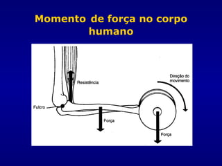 Momento de força no corpo
humano
 