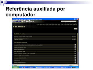 Referência auxiliada por computador 