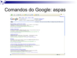 Comandos do Google: aspas 
