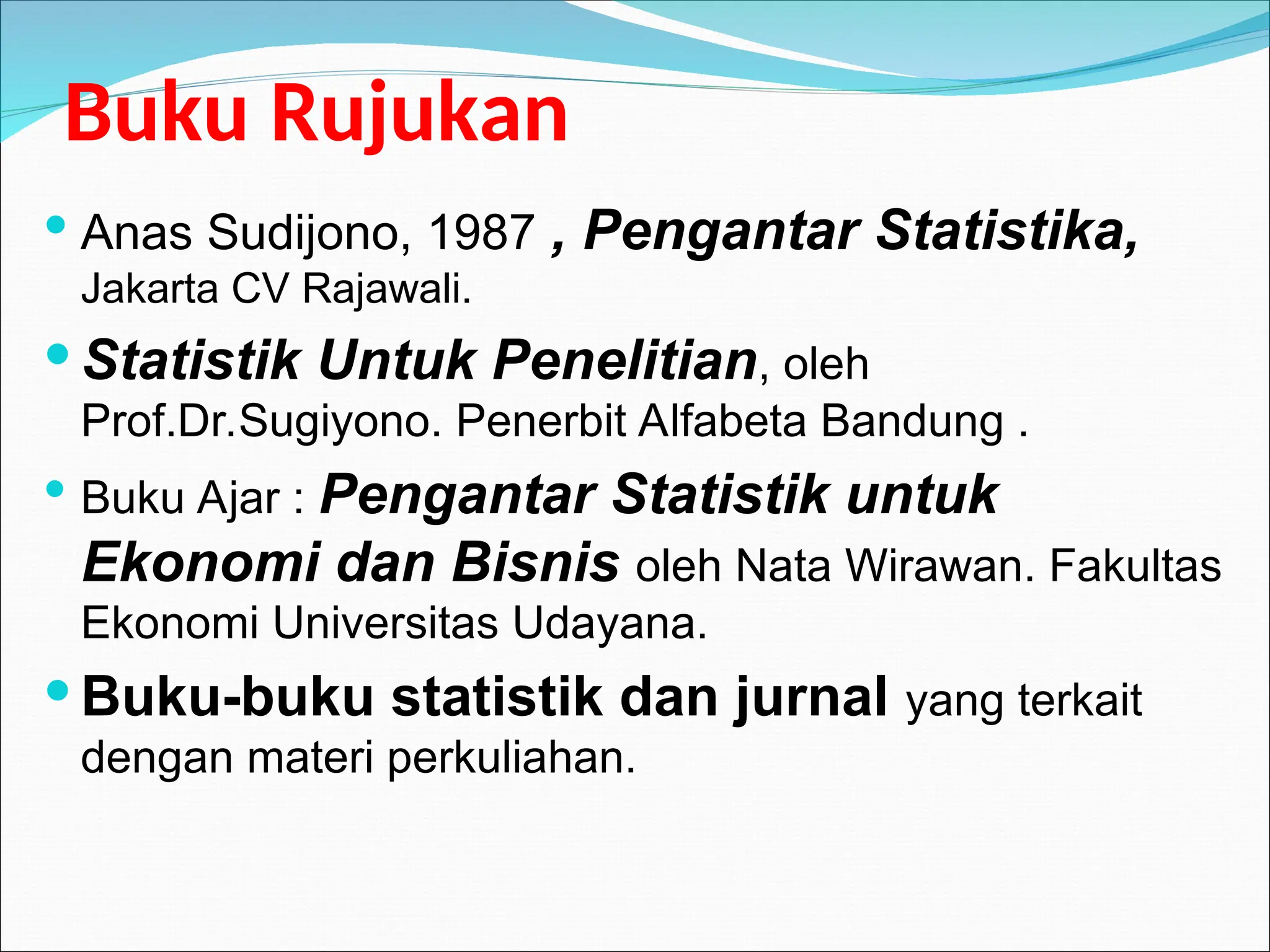 01 Awal Pertemuan Rps Statistik Ppt