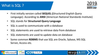01_SQL Migration Using Azure Data Migration Services (DMS)_GAB2019 | PPT