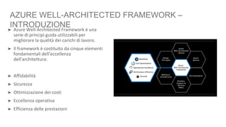 01 azure well architected framework | PPTX