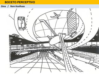 Oma / Rem Koolhaas
BOCETO PERCEPTIVO
 