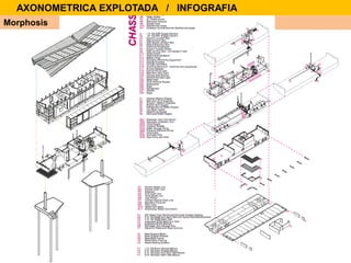 Float House
AXONOMETRICA EXPLOTADA / INFOGRAFIA
Morphosis
 