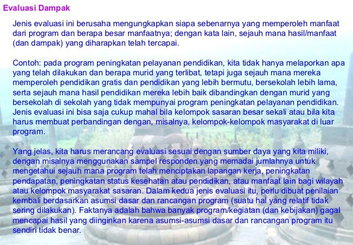 Pelatihan Monitoring dan Evaluasi di Surabaya