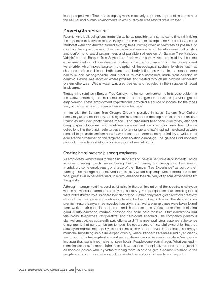 Banyan Tree Management Trainee Program