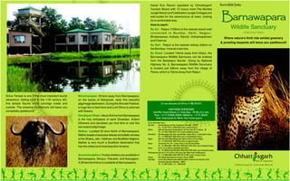 Barnawapara Wildlife Sanctuary - Leaflet