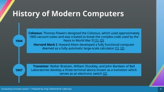 Colossus Invented CSIT121 INTRODUCTION TO COMPUTING 01_Basic-Theories-1.pptx