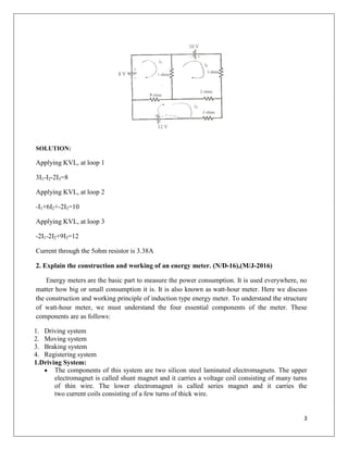 Basic electrical and electronics engineering | PDF