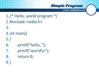 01 basic programming in c++ | PPT