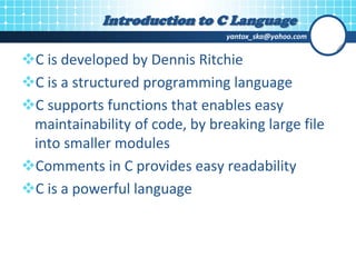 01 basic programming in c++ | PPT