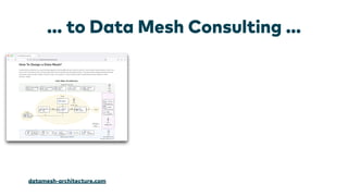 … to Data Mesh Consulting …
datamesh-architecture.com
 