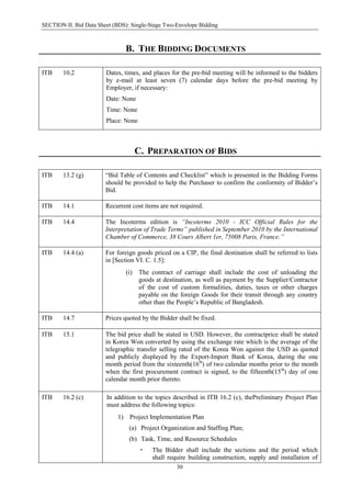 01 bidding document uitrce final draft | PDF