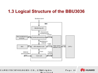 1.3 Logical Structure of the BBU3036 Page  