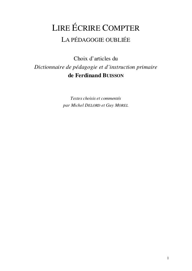 Dictionnaire de pedagogie et dinstruction primaire tome premier deuxieme partie