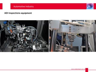 Automotive Industry
AOI Inspections equipment
 