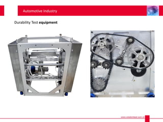 Durability Test equipment
Automotive Industry
 