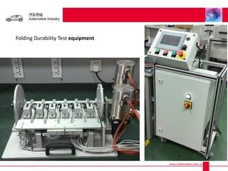 Folding Durability Test equipment
 