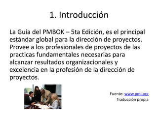 Cambios propuestos por el pmi para la guía del pmbok, 6ta versión | PDF