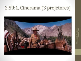 2.59:1, Cinerama (3 projetores)
AConquistadoOeste(vários
diretores,1962)
 