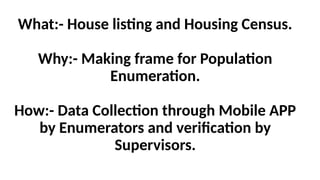 Comprehensive Training for Enumerators & Supervisors in Census 2027 | PPTX