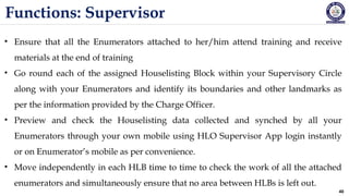 Comprehensive Training for Enumerators & Supervisors in Census 2027 | PPTX