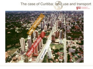 The case of Curitiba: land use and transport
 