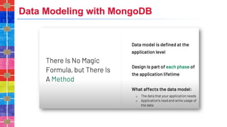 Data Modeling with MongoDB
 