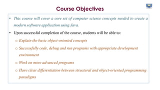 01Chapter One -Introduction to Object oriented programming | PDF