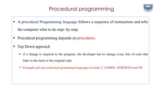 01Chapter One -Introduction to Object oriented programming | PDF