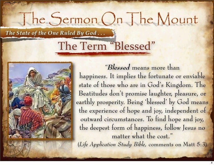 Character of The Blessed Beatitudes